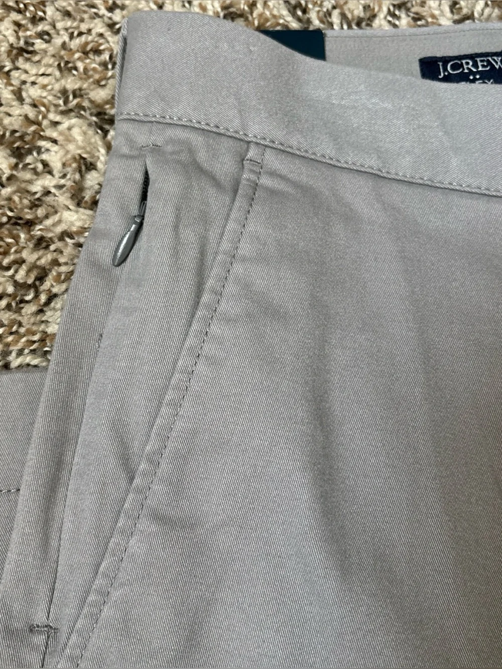 J. Crew Men’s Light Gray Slim Chino Pants